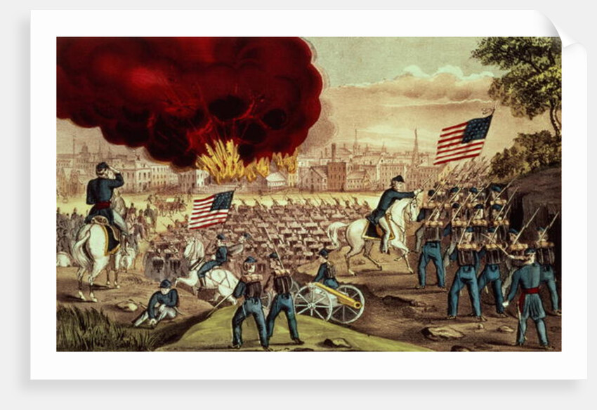 The Capture of Atlanta by the Union Army, 2nd September, 1864 by N. and Ives J.M. Currier