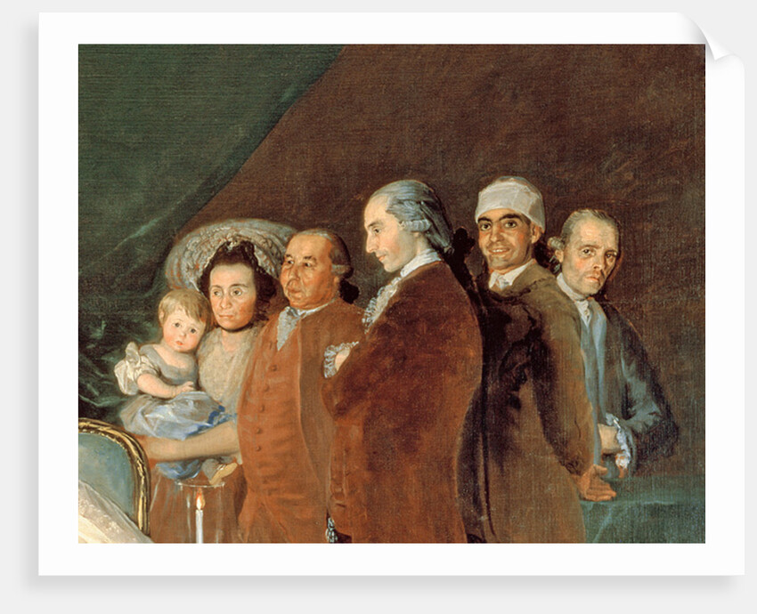 The Family of the Infante Don Luis de Borbon, 1783-84 by Francisco Jose de Goya y Lucientes