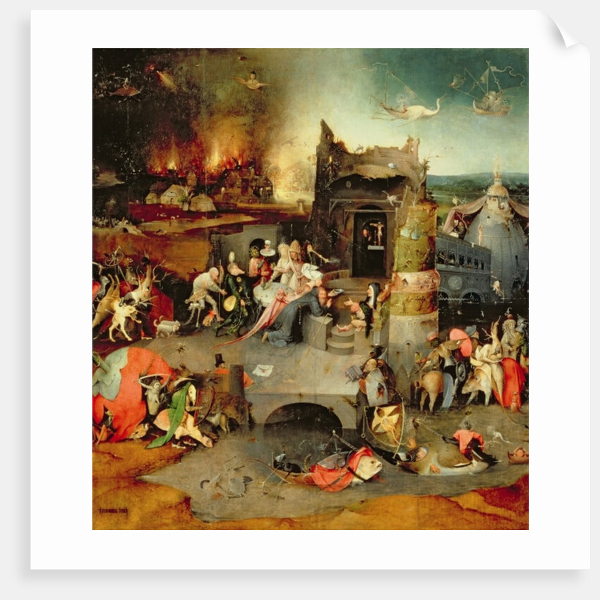 Triptych of the Temptation of St. Anthony, 1505-06 by Hieronymus Bosch