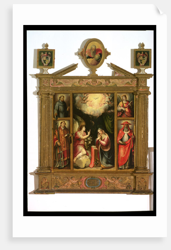 The Annunciation, 1581 by Spanish School