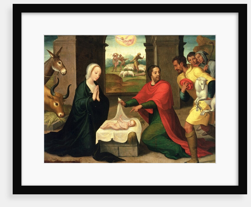 The Adoration of the Shepherds, 1550-60 by Juan Correa de Vivar