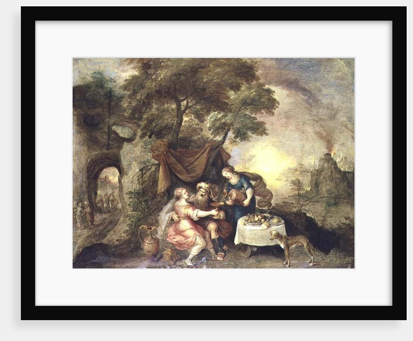 Lot and his Daughters by Frans II Francken