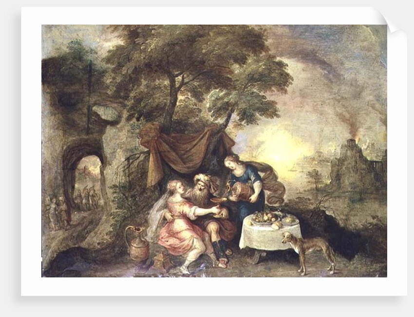 Lot and his Daughters by Frans II Francken