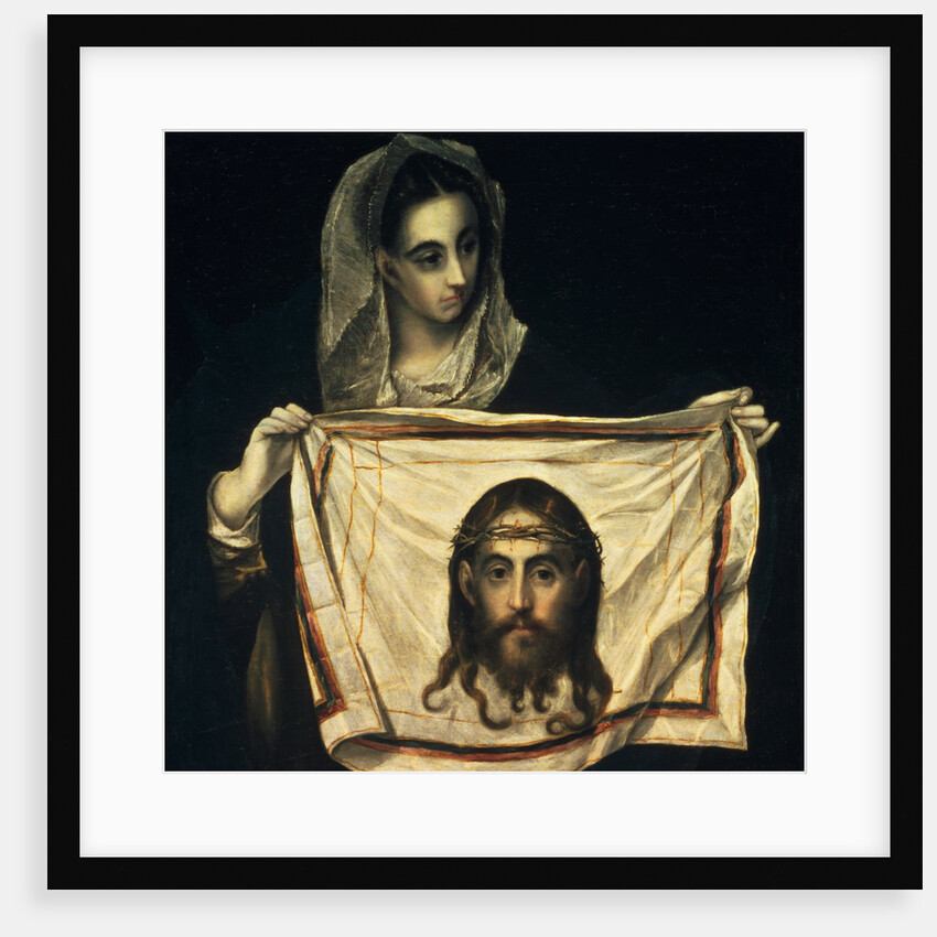 St.Veronica with the Holy Shroud by El Greco