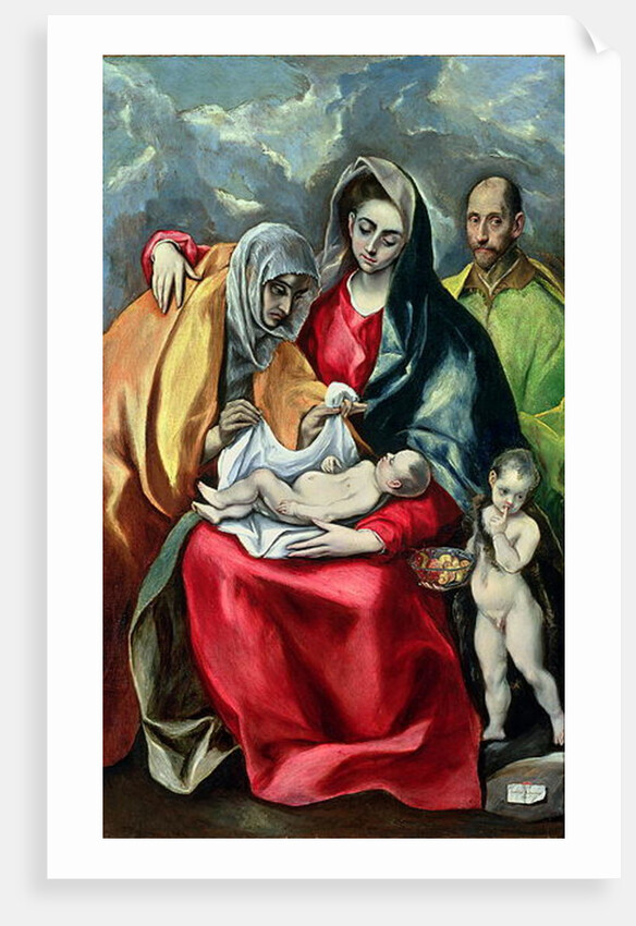 The Holy Family with St.Elizabeth, 1580-85 by El Greco