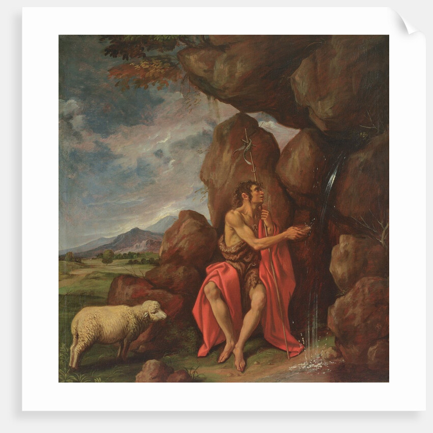 St. John the Baptist in the Desert by Pedro Orrente