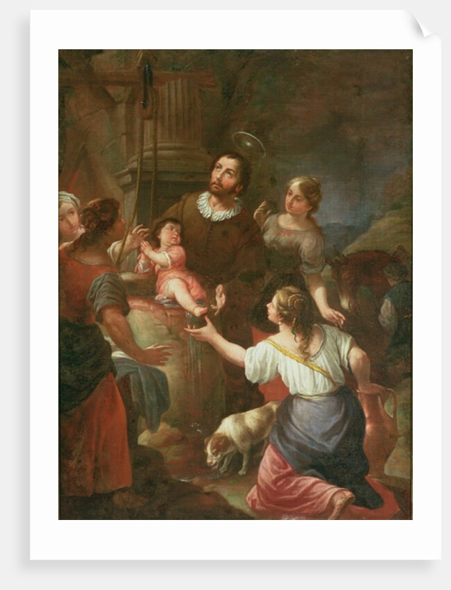 St. Isidore and the Miracle at the Well, School of Madrid by Spanish School