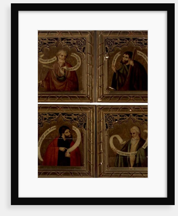 SS. Thomas, James the Less, Judas Macabeus and Matthius' 1468 by Nicolas Frances