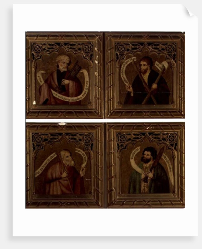 SS. Peter, Andrew, Philip and Bartholomew, 1468 by Nicolas Frances