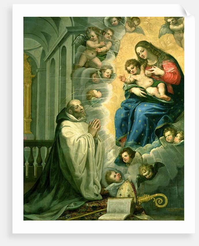 The Vision of St. Bernard, 1634 by Vicente Carducho
