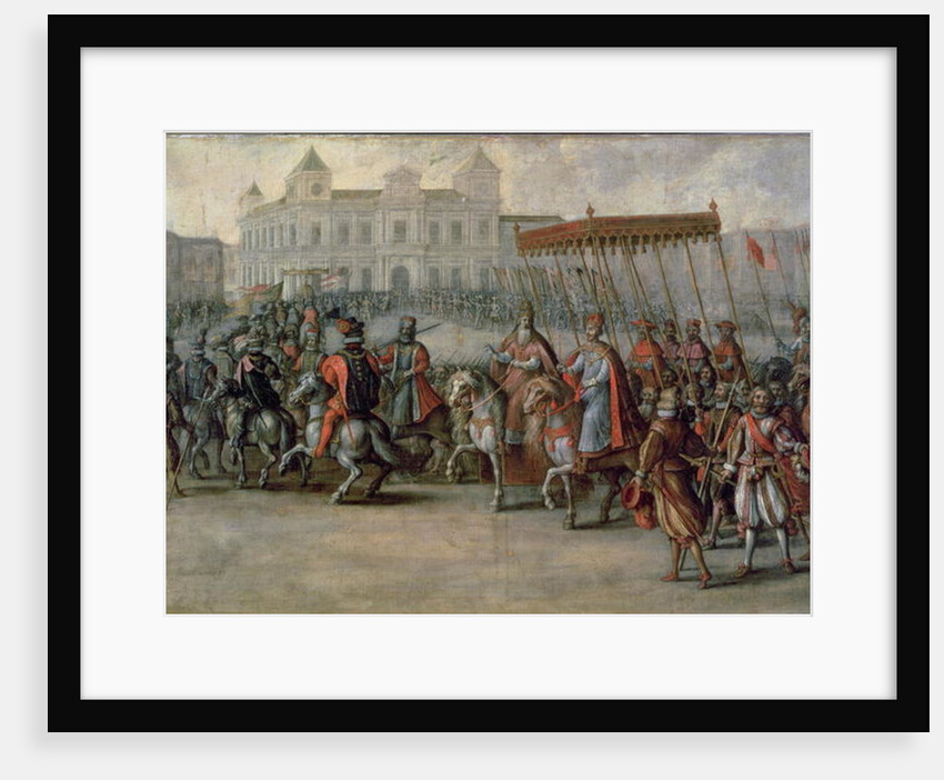 The Entrance of Charles V into Bologna for his Coronation by Juan de la Corte