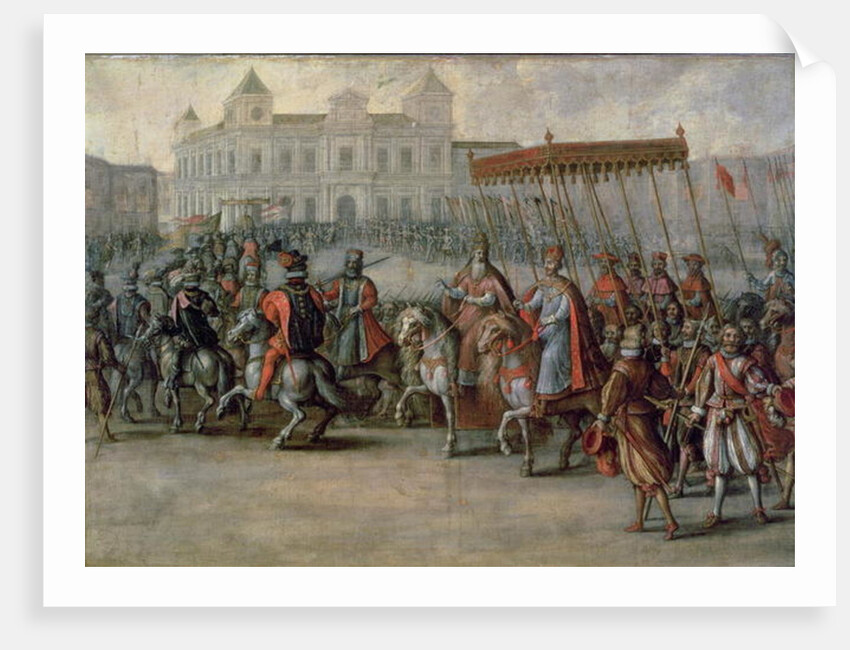 The Entrance of Charles V into Bologna for his Coronation by Juan de la Corte