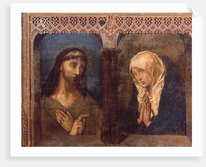 Christ and the Grieving Virgin by Hugo van der Goes