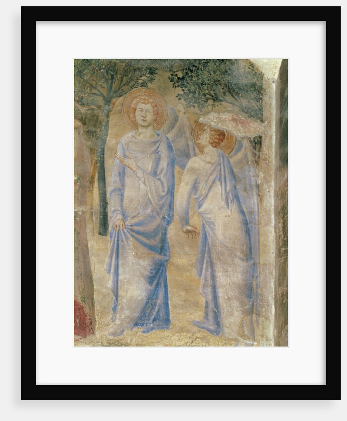 Angels from the Chapel of St. Jean, 1347 by Matteo Giovanetti