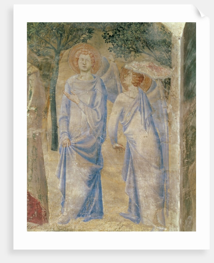 Angels from the Chapel of St. Jean, 1347 by Matteo Giovanetti