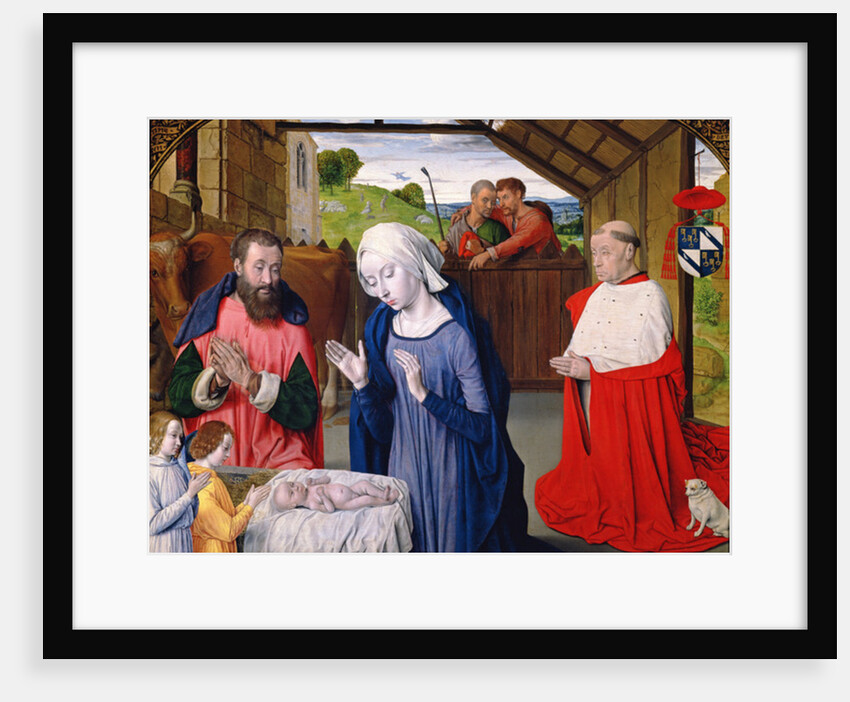 The Nativity of Cardinal Rolin by Master of Moulins