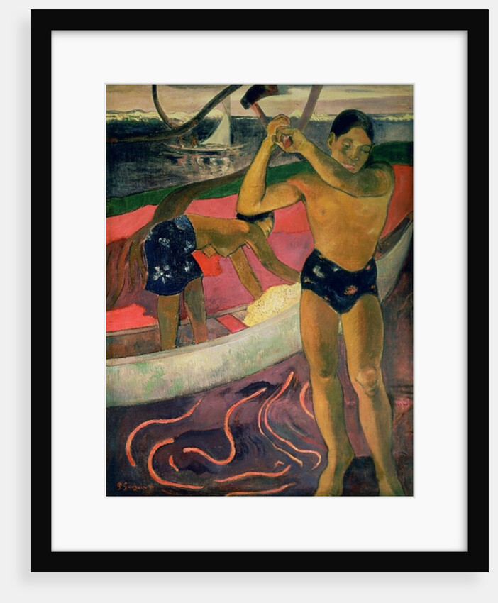 The Man with an Axe, 1891 by Paul Gauguin