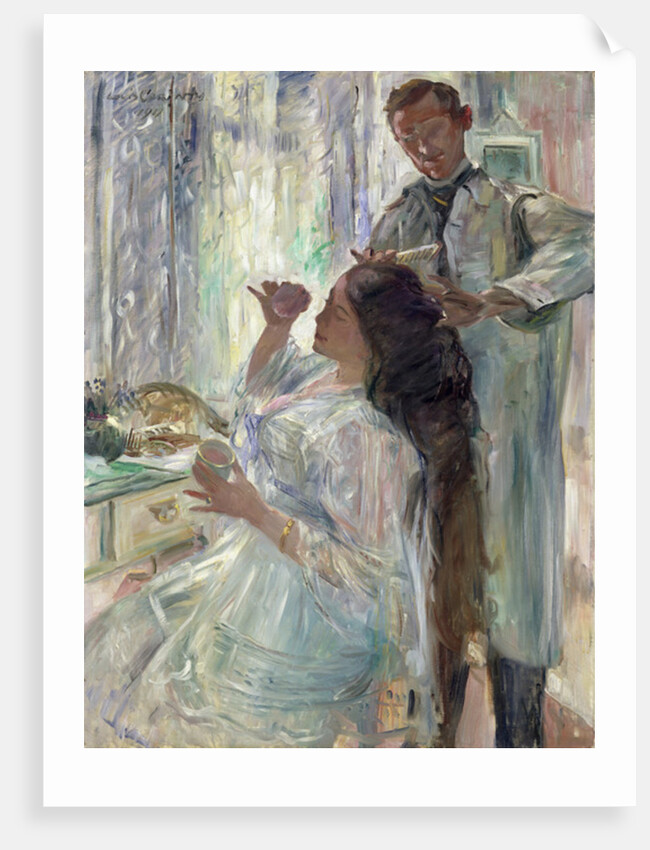Charlotte Corinth At Her Dressing Table, 1911 by Lovis Corinth