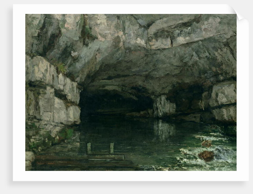 The Grotto of the Loue, 1864 by Gustave Courbet