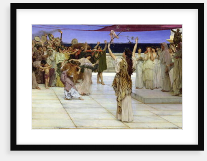 A Dedication to Bacchus, 1889 by Lawrence Alma-Tadema