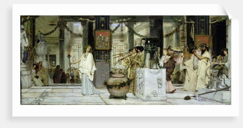 The Vintage Festival in Ancient Rome, 1871 by Lawrence Alma-Tadema