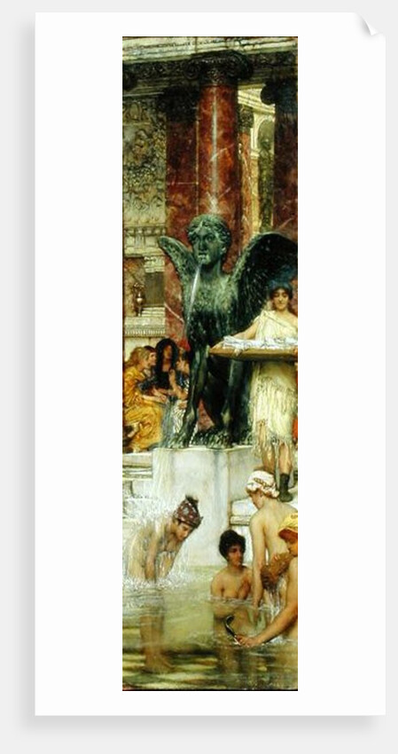 In the Roman Baths, or Roman Women In The Bath, 1876 by Lawrence Alma-Tadema
