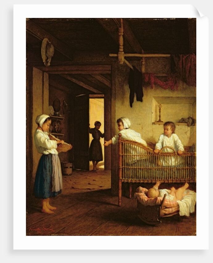 Upbringing, 1867 by Henriette Browne