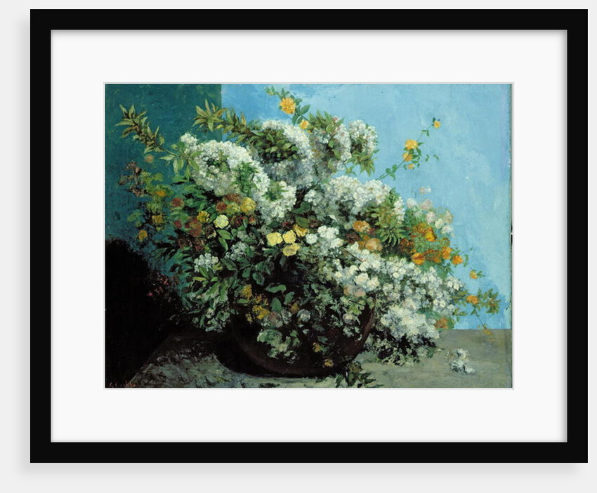 Flowering Branches and Flowers, 1855 by Gustave Courbet