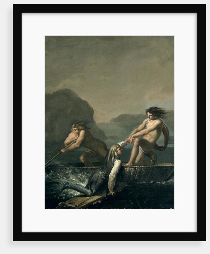 Scenes from 'Niels Klim's Subterranean Journey' by Baron Ludvig Holberg by Nicolai Abraham Abildgaard