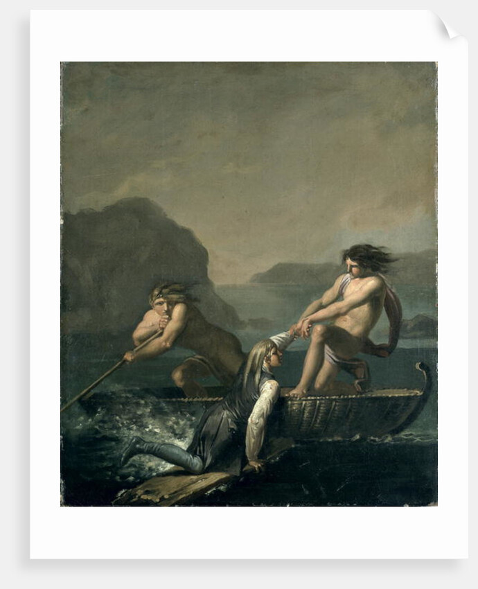 Scenes from 'Niels Klim's Subterranean Journey' by Baron Ludvig Holberg by Nicolai Abraham Abildgaard