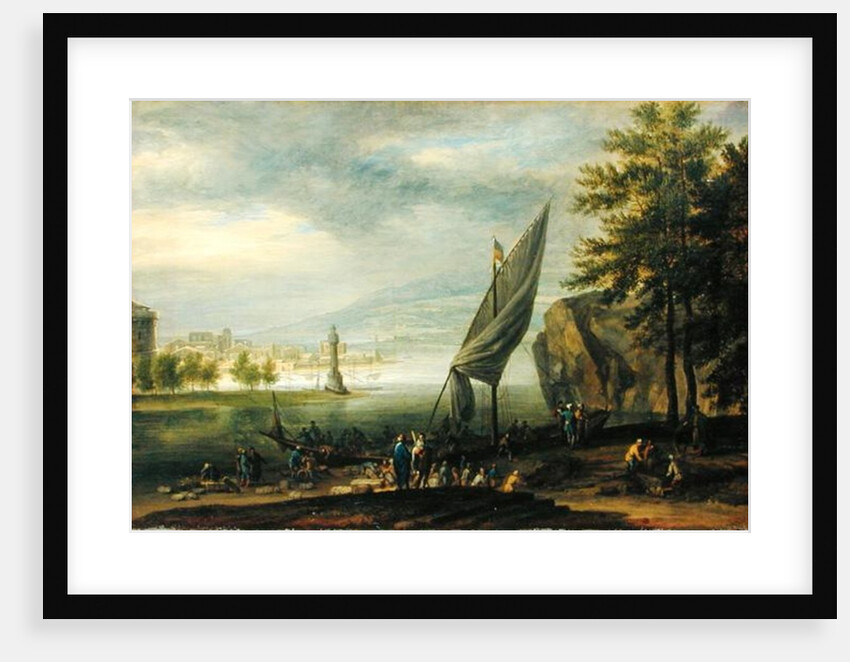 Harbour Landscape by Joachim Franz Beich