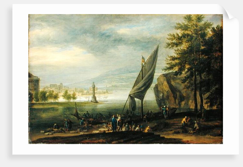 Harbour Landscape by Joachim Franz Beich