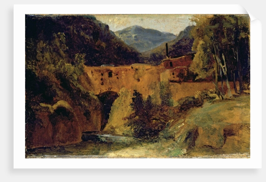Mill in the valley near Amalfi, 1829 by Karl Blechen