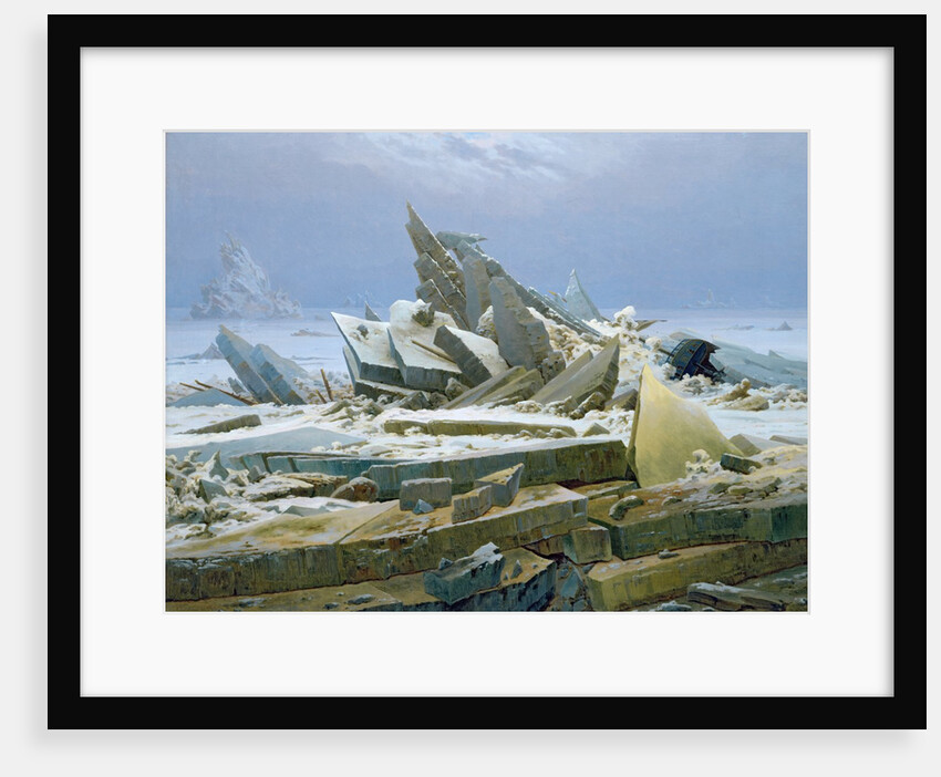 The Polar Sea, 1824 by Caspar David Friedrich