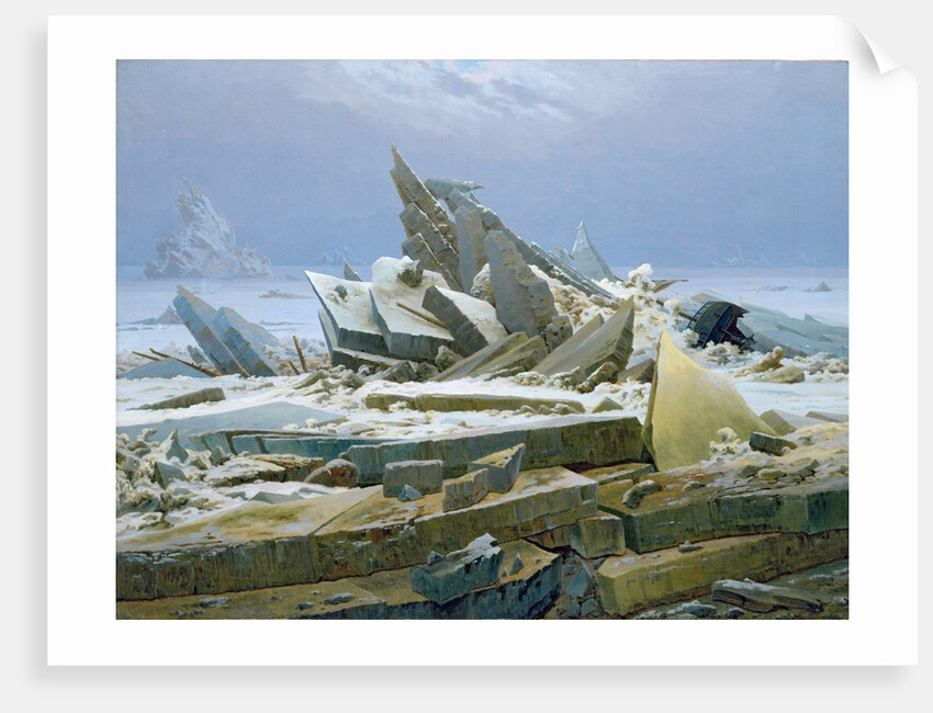 The Polar Sea, 1824 by Caspar David Friedrich