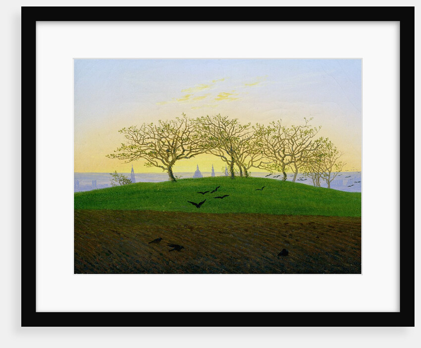 Hills and Ploughed Fields near Dresden, 1825 by Caspar David Friedrich