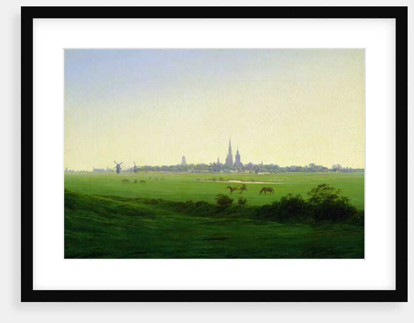 Meadows near Greifswald, 1821-22 by Caspar David Friedrich