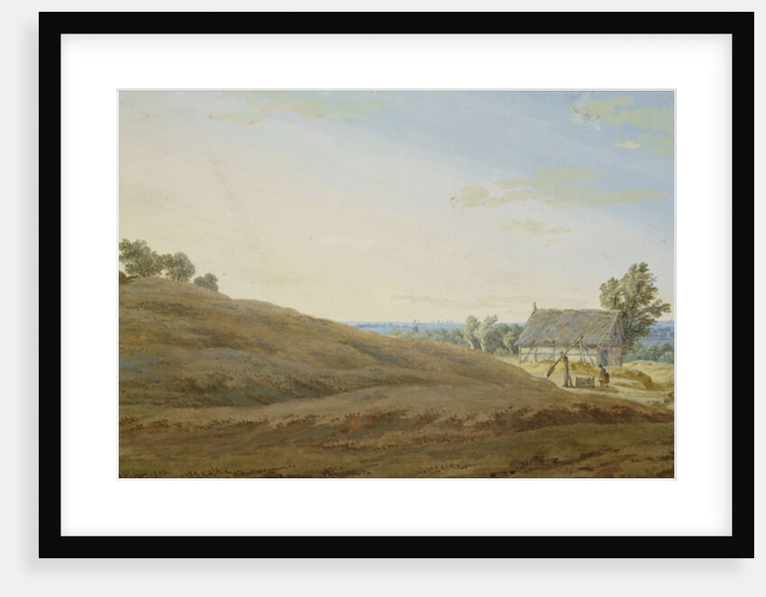 Hut with a Well on the Rugen by Caspar David Friedrich