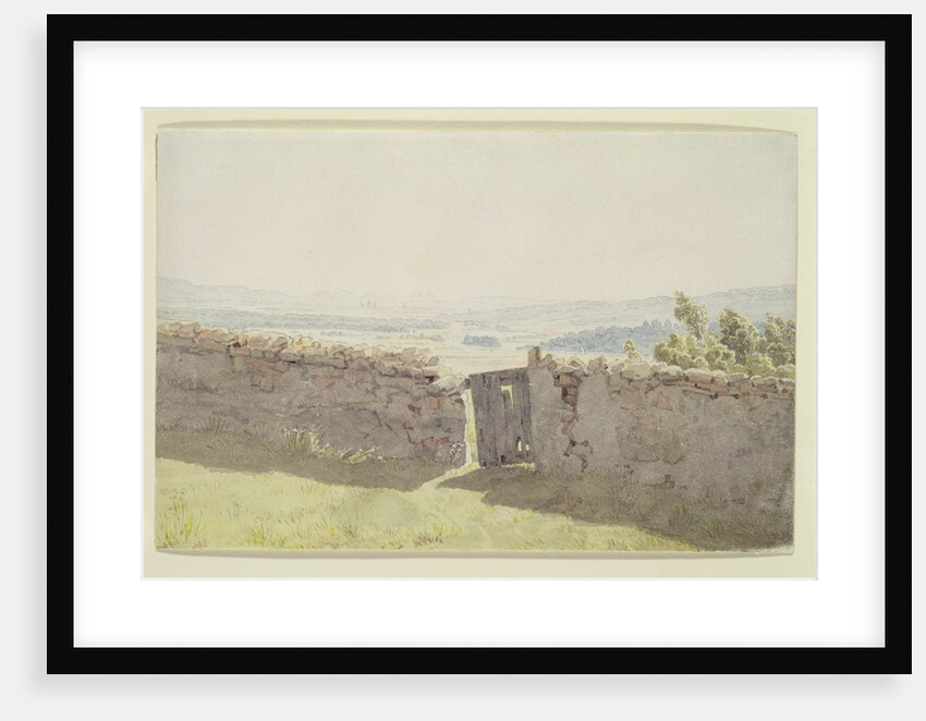 Gate in the Garden Wall by Caspar David Friedrich