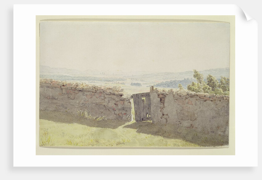 Gate in the Garden Wall by Caspar David Friedrich