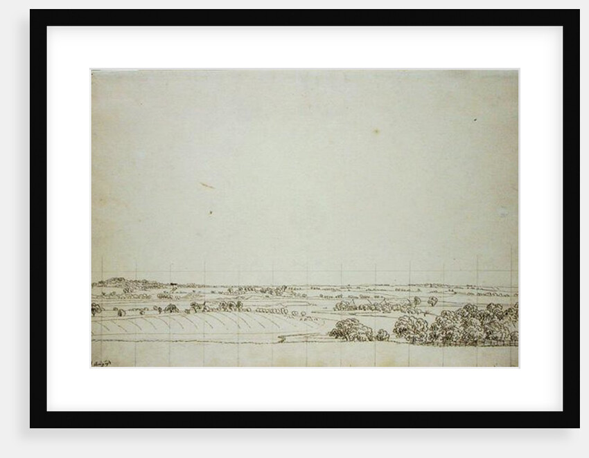 View towards Putbus by Caspar David Friedrich