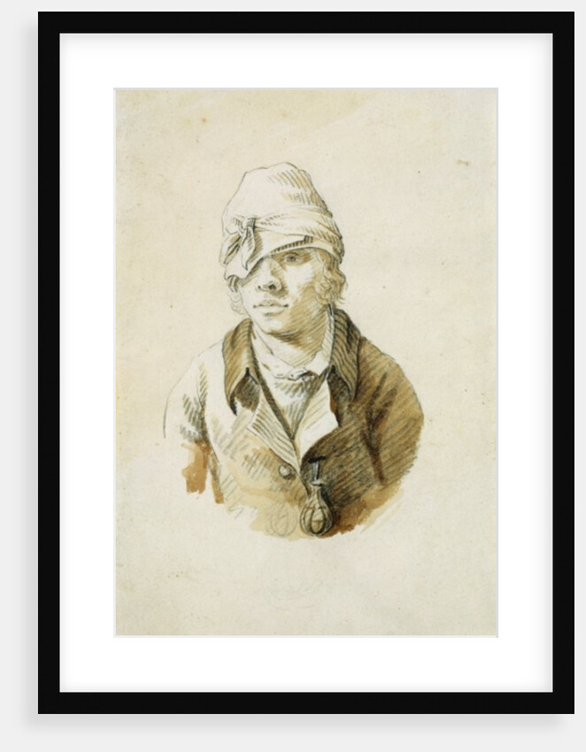 Self Portrait with Cap and Eye Patch, 8th May 1802 by Caspar David Friedrich