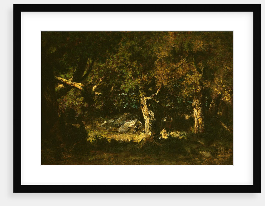 Woodland Thicket by Narcisse Virgile Diaz de la Pena