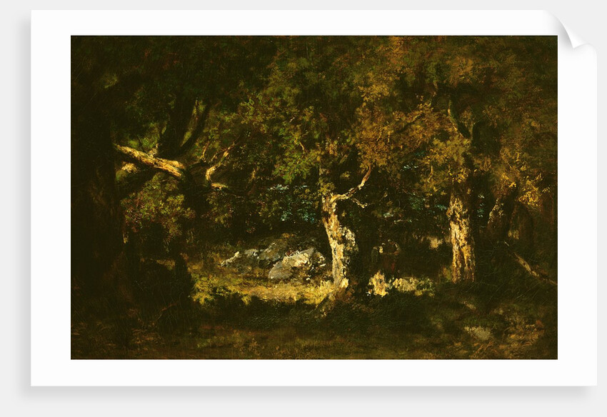 Woodland Thicket by Narcisse Virgile Diaz de la Pena