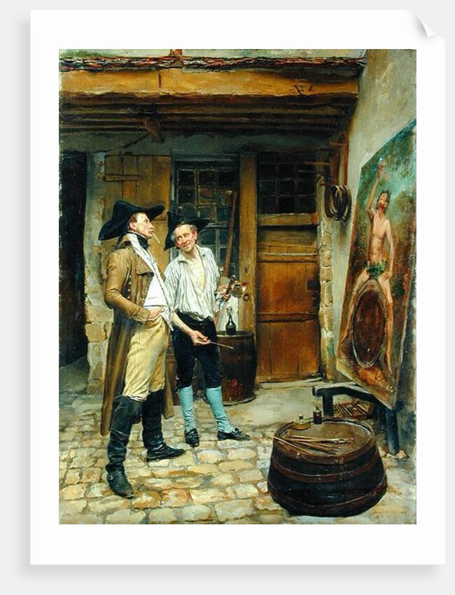 The Sign Painter, 1872 by Jean-Louis Ernest Meissonier