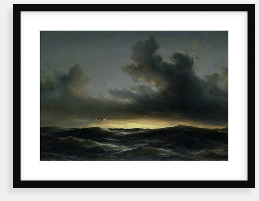Marine Solitude, 1852 by Anton Melbye
