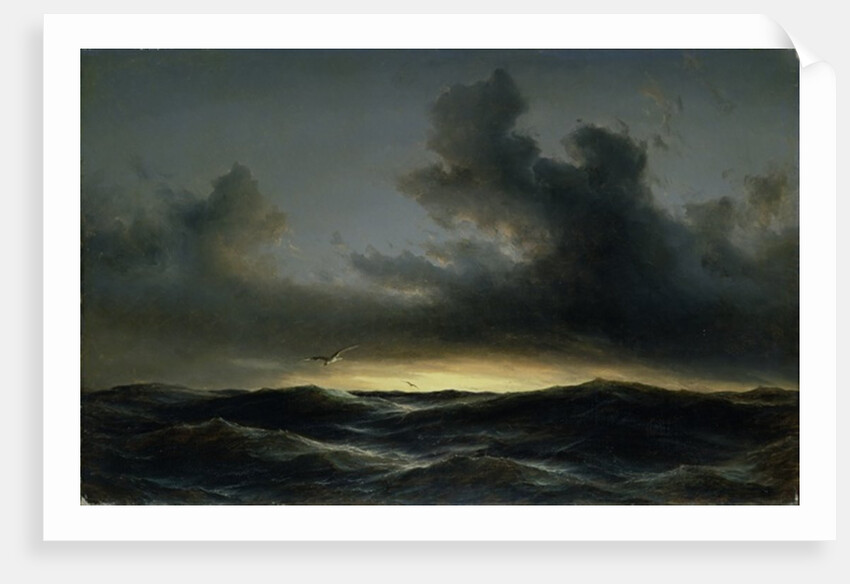 Marine Solitude, 1852 by Anton Melbye