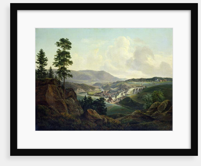 Saw Mill in Norway, 1827 by Christian Ernst Bernhard Morgenstern