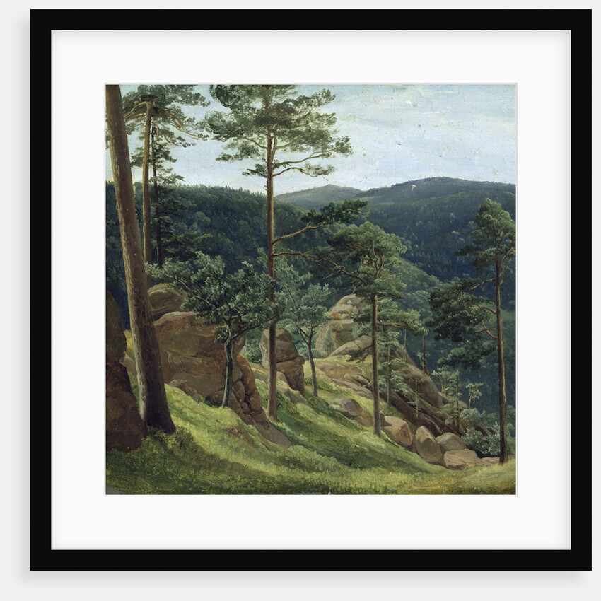 View of Mount Brocken, 1829 by Christian Ernst Bernhard Morgenstern