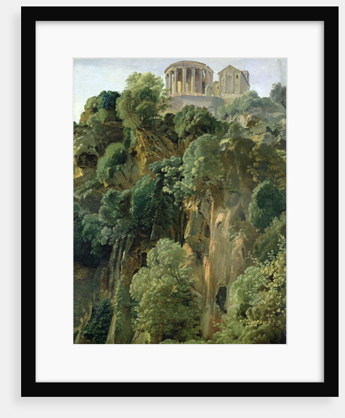 The Temple of Vesta and the Sibyls at Tivoli, 1834 by Friedrich Nerly